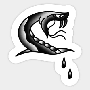 HomeSchoolTattoo Snakehead Sticker